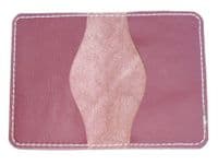 Real Leather card holder ~ Burgandy