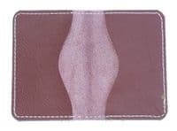 Real Leather card holder ~ Dark Red