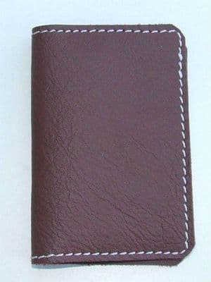 Real Leather card holder ~Mid Brown