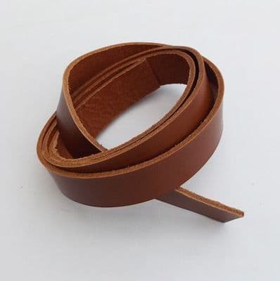 Saddle Tan Strip  ~ 25mm ~ 3mm