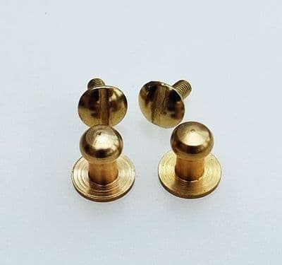 Sam Browne Studs - Medium - Brass