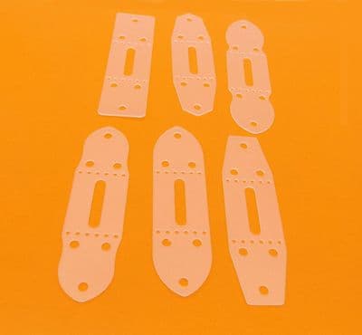 Set of Belt Tab Templates- 38mm