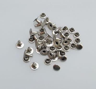 Single Cap - 6mm -Silver Nickel