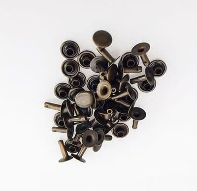 Single Cap - 7mm - Antique Brass