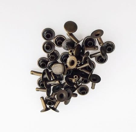 Single Cap - 7mm - Antique Brass