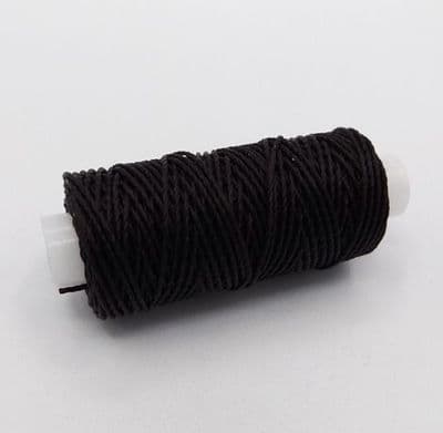 Strong Waxed Polyester Thread - Dark Brown(22M)