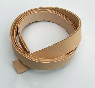 Veg Tan Strip  ~ 25mm ~ 3.5mm