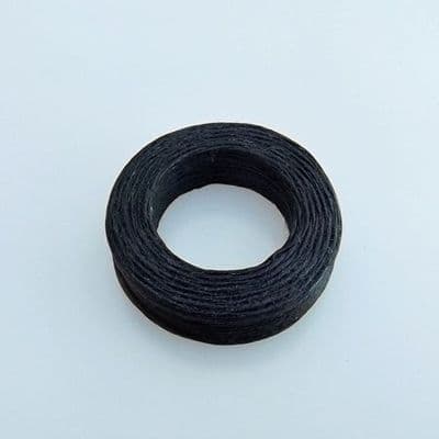 Waxed Linen Thread-Black