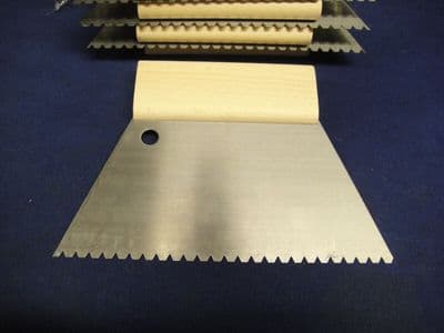 10 x Flooring Adhesive Tile Floor V Notched Spreader Trowels Wood Handle 18cm