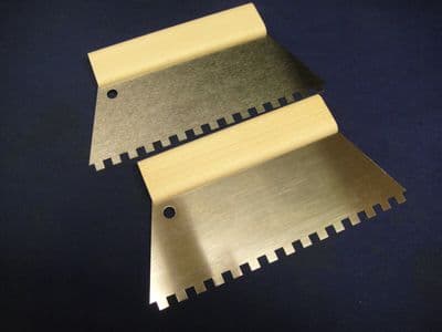 2 x 8mm Notched Flooring Adhesive Tile Floor Spreader Trowels Wood 25cm