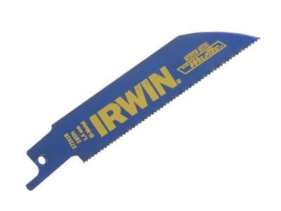 5 x Irwin 418R 100mm Sabre Reciprocating Saw Blade Metal Cutting Makita DeWalt