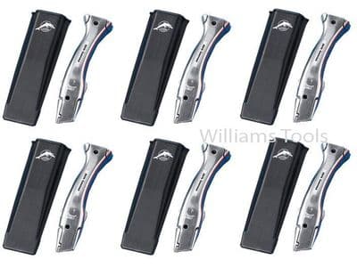 6 x Original Delphin Dolphin Knife Handle & Holster Carpet Fitters Knives Holder