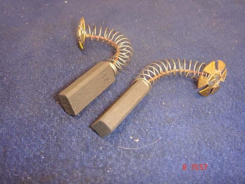 Carbon Brushes For AEG 348946 Sander - 5x8x15mm (2.0x3.1x5.9") - Replacement Motor Brushes