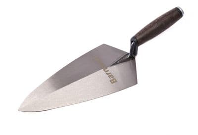 Barnwell 11'' Philadelphia Brick Trowel - Leather Handle