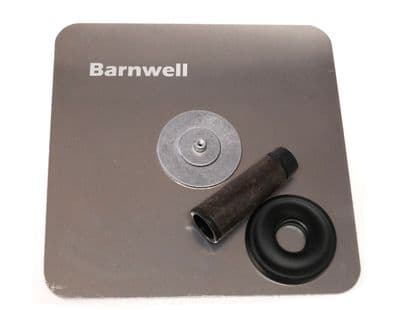 Barnwell 13'' x 13'' 330mm x 330mm Aluminium Plasterers Hawk Leather Handle