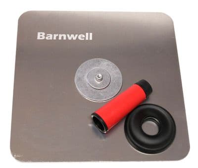 Barnwell 13'' x 13'' 330mm x 330mm Aluminium Plasterers Hawk Rubber Handle