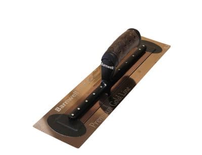 Barnwell 16'' Premium FLEXI Gold Plastering Trowel - Leather Handle