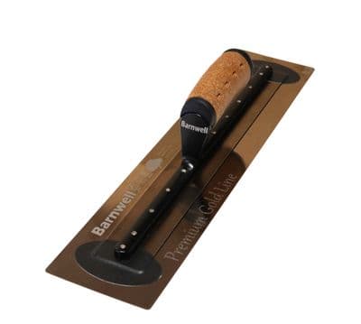 Barnwell 18'' Premium FLEXI Gold Plastering Trowel - Cork Handle