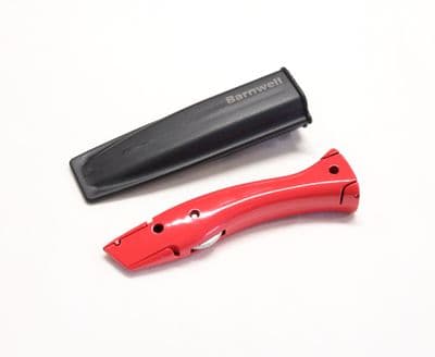 Barnwell Stingray Knife and Holster - Red