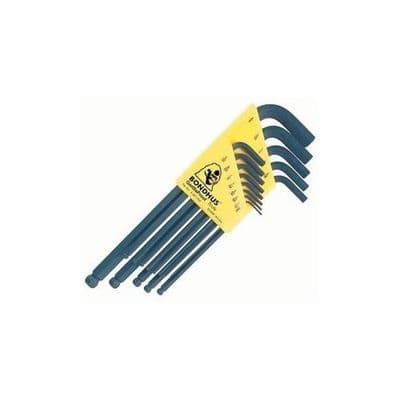 Bondhus Ballpoint Imperial Hex Hexagon Allen Key Set 13 Black Finish