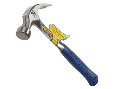Estwing E3/16C Curved Claw Hammer Vinyl Handled Grip 450g 16oz
