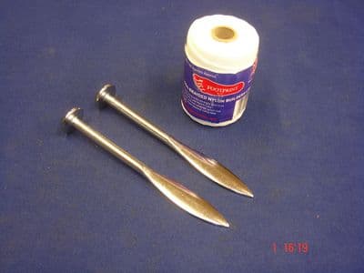 Footprint Pair of Line Pins AND 100m Braided Line Size B for Block Bricks