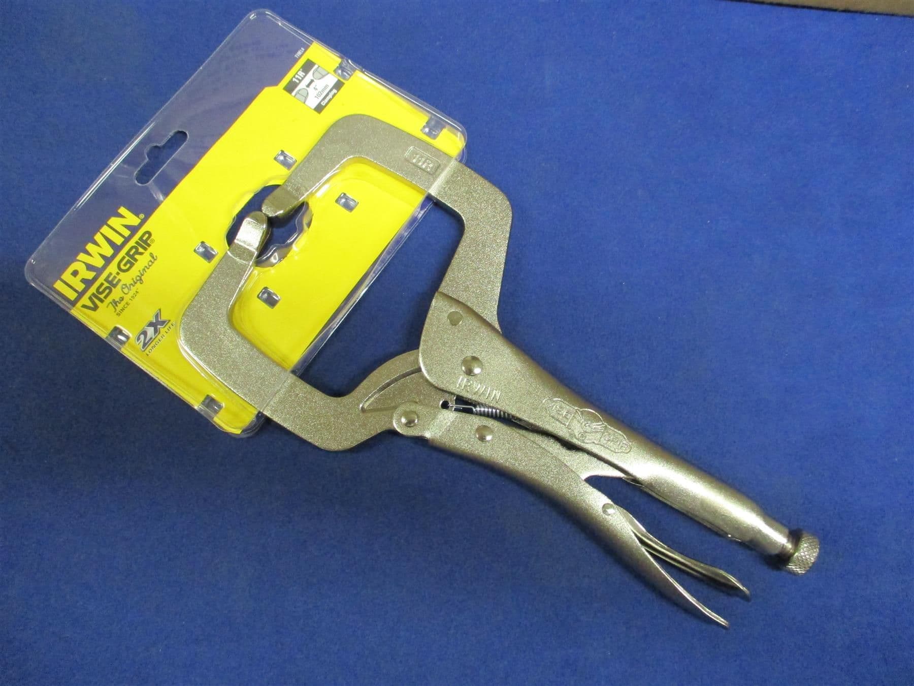 Irwin ViseGrip 11R Locking C Clamp Regular Tip 275mm 11'' Welding Mole