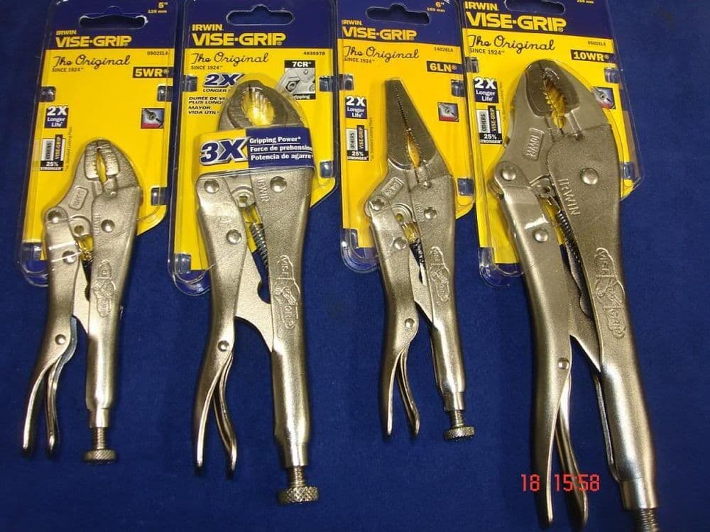 IRWIN Vise-Grip vastzettang met zijsnijder, 2 stuks IRWIN Vise-Grip vastzettang met zijsnijder, 2 stuks
