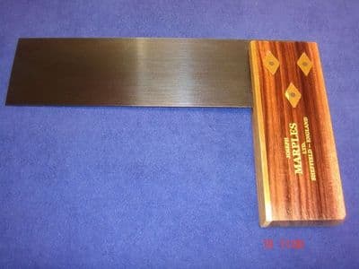 Joseph Marples Carpenters Try Square 152mm 6'' Brass Sheffield 19A