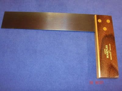 Joseph Marples Carpenters Try Square 235mm 9'' Brass Sheffield 19E