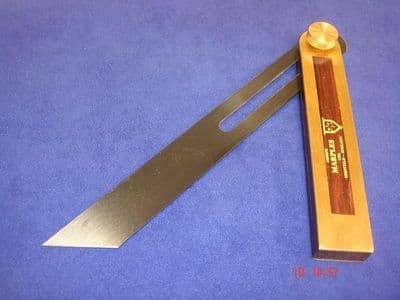 Joseph Marples TRIAL 1  Walnut Carpenters Sliding Bevel 230mm 9'' Sheffield T20