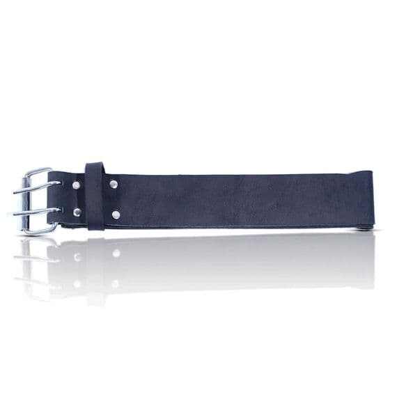 Leathercraft 2'' Wide Tool Belt Oiltan Black Leather for Pouches or Holders