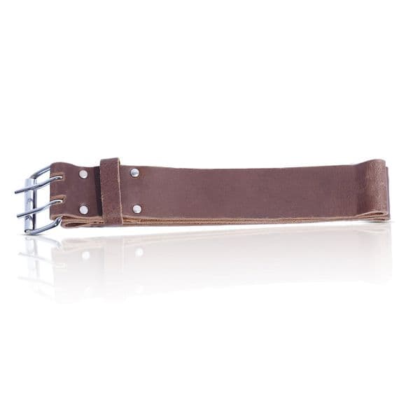 Leathercraft 2'' Wide Tool Belt Oiltan Brown Leather for Pouches or Holders