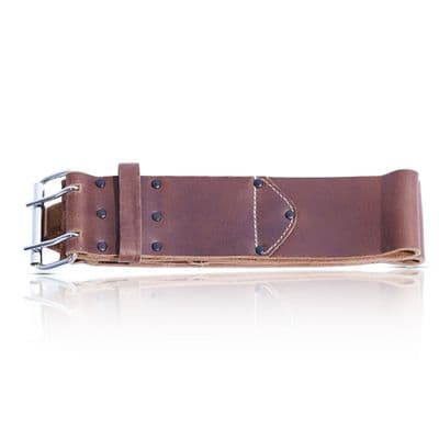 Leathercraft 3'' Wide Tool Belt Oiltan Brown Leather for Pouches or Holders