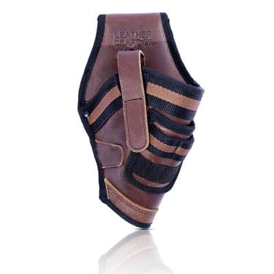 Leathercraft Right Handed Cordless Drill Holder Holster Oiltan Leather Brown