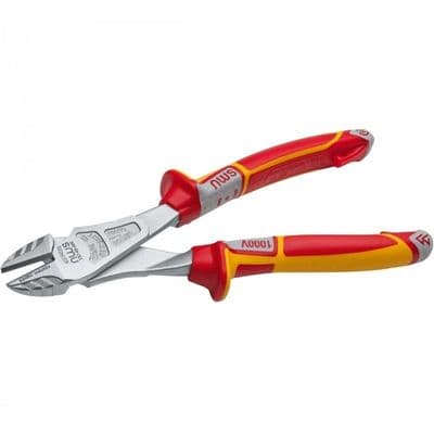 NWS 180mm Tri Heavy Duty Side Cutters Plier Wire VDE 1000v Snips Electricians 137-49