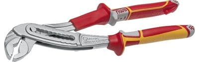 NWS 240mm Tri Waterpump Plier Water Pump V Jaw Slip Joint VDE 1000v Electricians