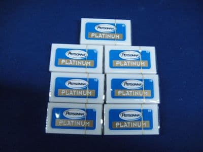 Personna Platinum Super Stainless Steel Double Edged Safety 70 Razor Blades