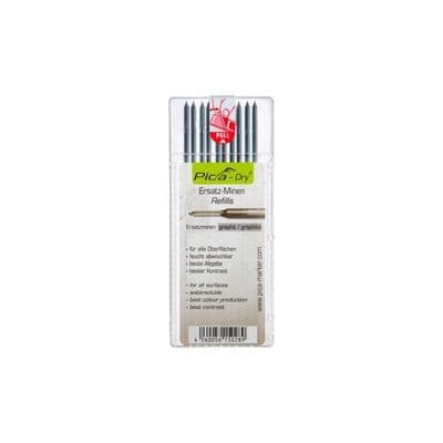 Pica Dry Pen REFILL Graphite Black ONLY pk10 4030