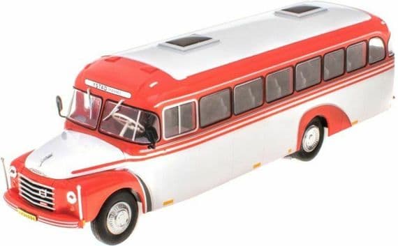 IXO Hachette HC72 1/43 Scale Volvo B 375 105 Bus Coach Ystad Sweden 1957