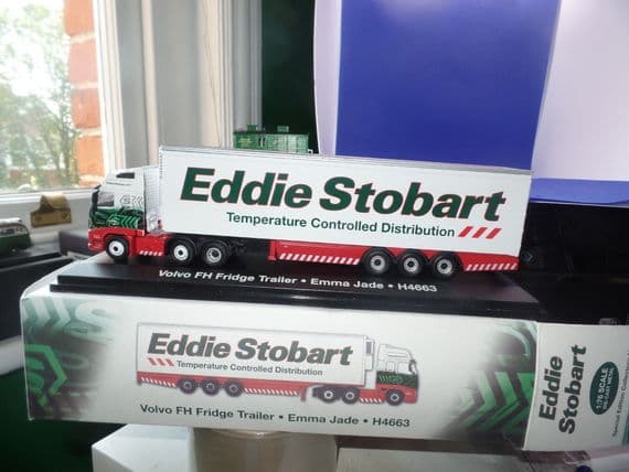 Altas Oxford JV9101 1/76 Eddie Stobart Volvo FH Fridge Trailer Emma Jade H4663 1 Mirror