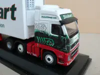 Altas Oxford JV9101 1/76 Eddie Stobart Volvo FH Fridge Trailer Emma Jade H4663 Mint Boxed