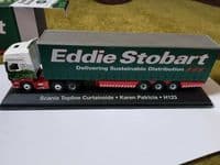 Altas Oxford JV9102 1/76 Eddie Stobart Scania Topline Curtainside Karen Patricia