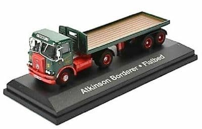 Altas Oxford JV9103 1/76 Eddie Stobart Atkinson Borderer with flatbed trailer