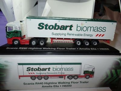 Altas Oxford JV9115 1/76 OO Scale Eddie Stobart Scania R440 Walking Floor Amelia