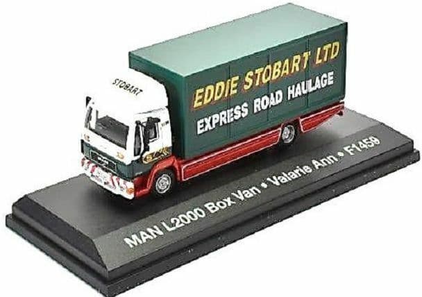 Altas Oxford JV9118 1/76 OO Scale Eddie Stobart MAN L2000 Box Van ...