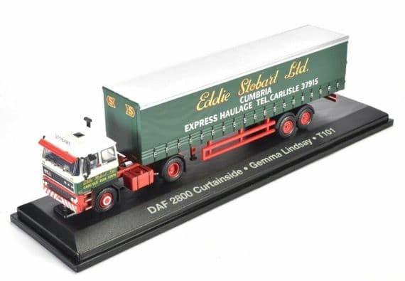 Altas Oxford JV9127 1/76 OO Eddie Stobart DAF 2800 Curtainside Gemma Lindsay