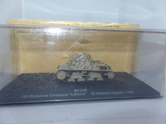 Atlas 1/72 Scale Tank Italy Italian M13/40 EGYPT EL-ALAMEIN 1942 WW2