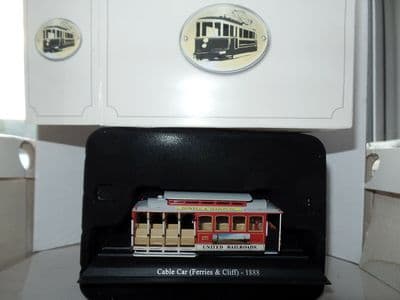 Atlas 7519005  1/87 HO Scale Tram San Francisco Cable Car United Railroads Mason Powell