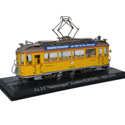Atlas 7519013 1:87 HO Scale Tram 1920 Ce 2/3 Valutawagen Lindner/SLM/SSW Switzerland